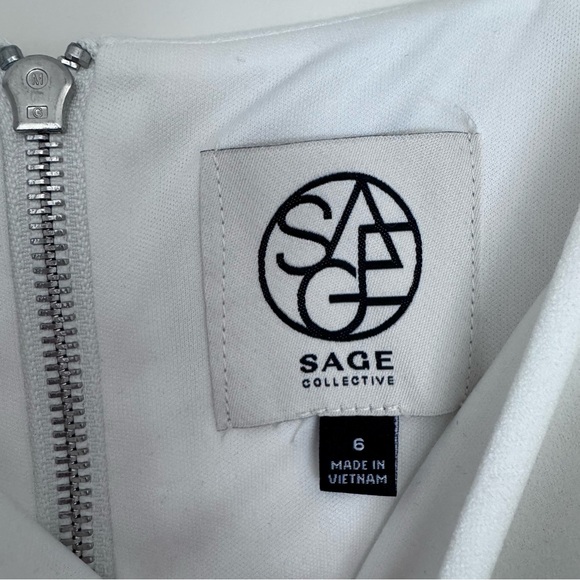 Sage Collective White Mini Dress - Picture 6 of 6